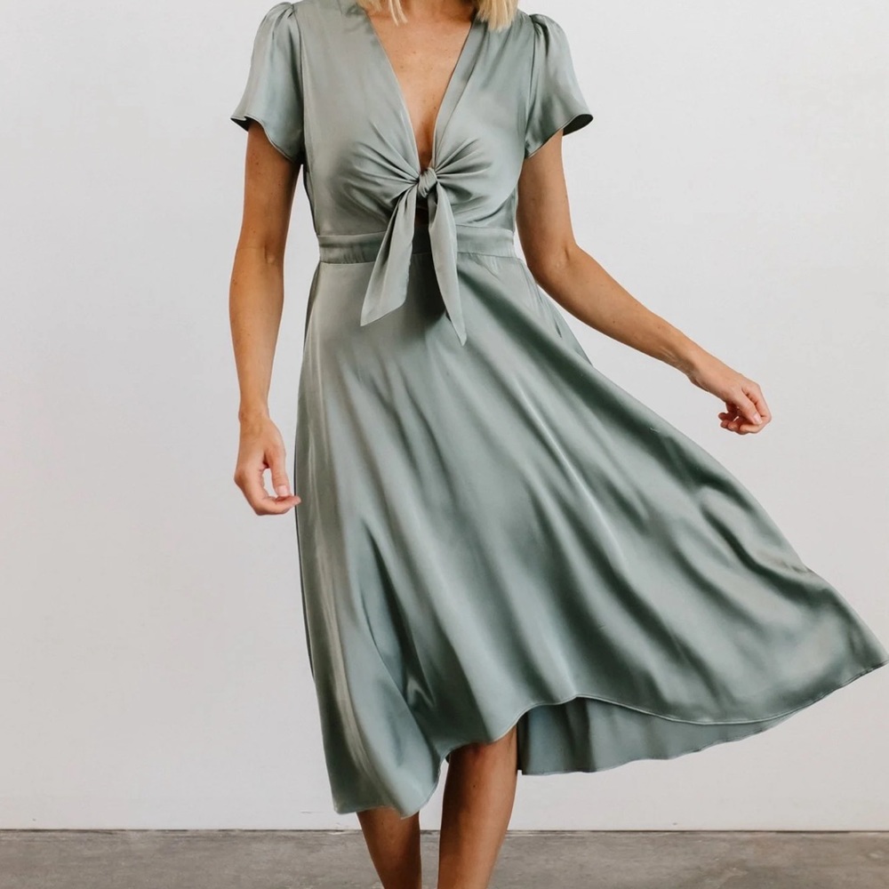 COPY - Baltic Born Poppy Satin Midi Dress